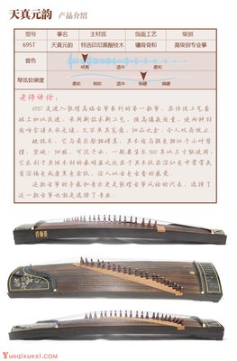 敦煌古筝(695T)天真元韵(牡丹)简介及图片欣赏
